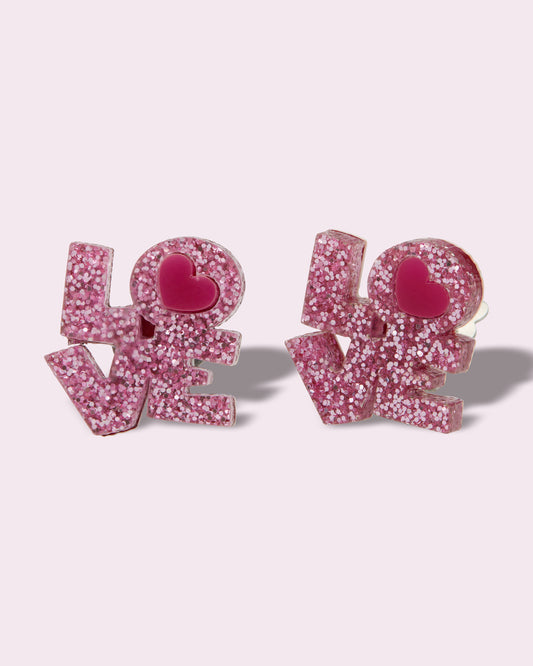 Love Letters Clip-on Earrings