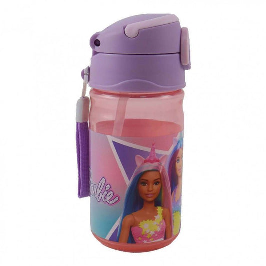 Πλαστικό Παγούρι με καλαμάκι BARBIE 350ml